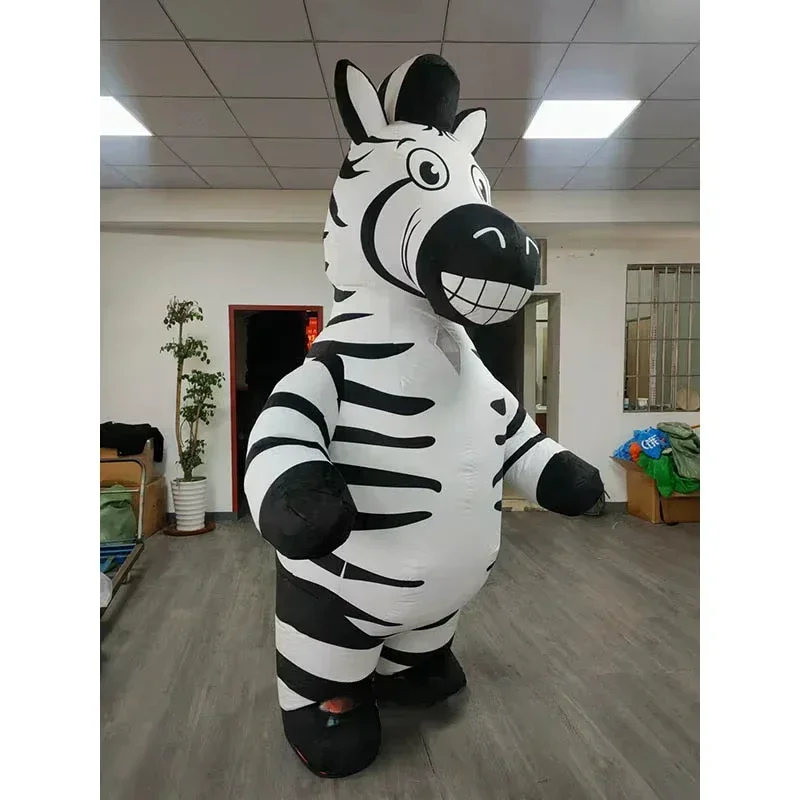 زي زيبرا قابل للنفخ للبالغين،  - مراجعة Event & Party Supply وسعره
