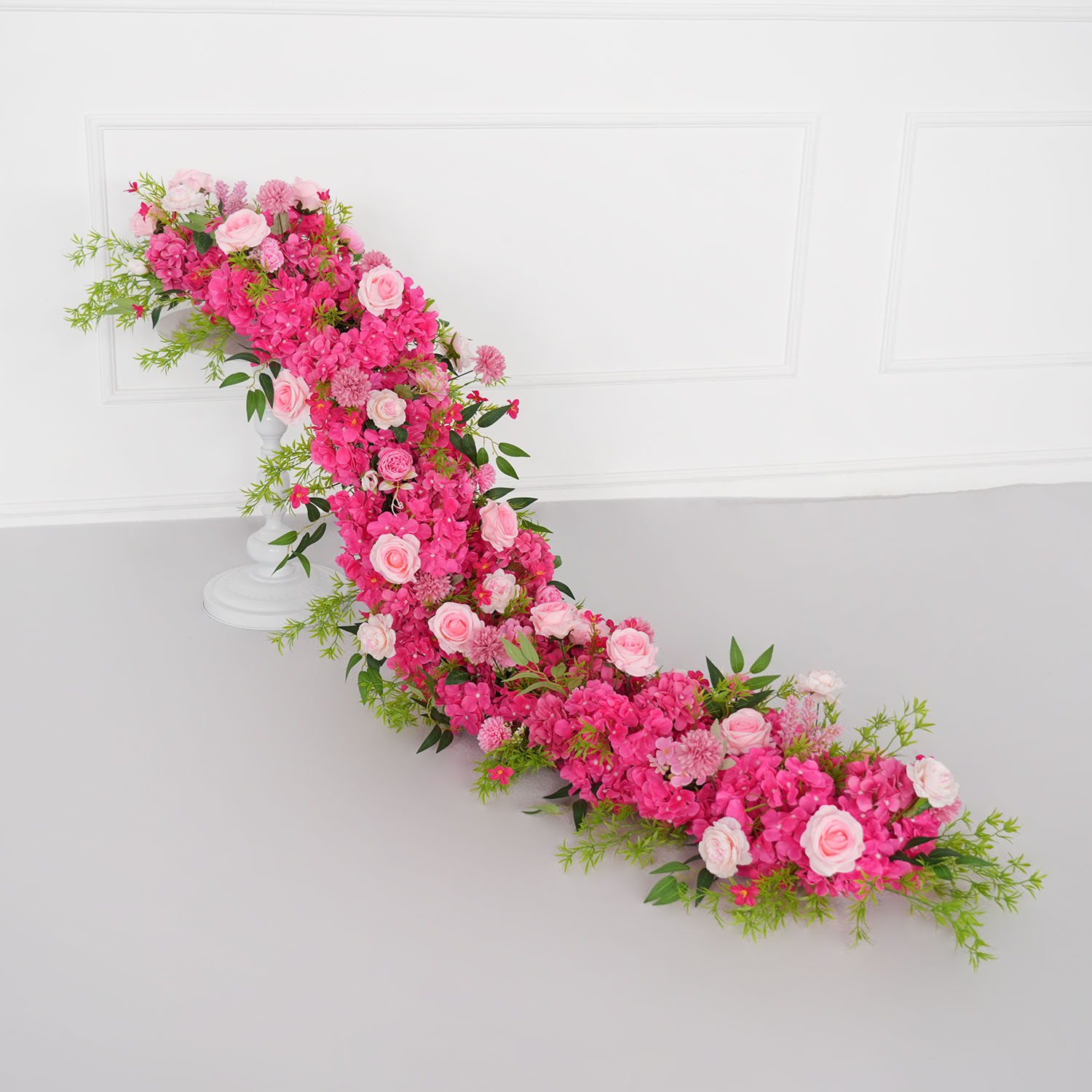 Uflower 1 متر/2 متر وردي وردي  - مراجعة Flower Wall Panel وسعره