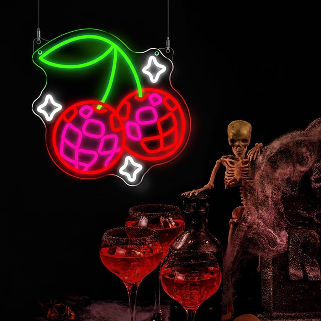 مصباح حائط LED على شكل كرة ديس - مراجعة Neon Sign Party وسعره