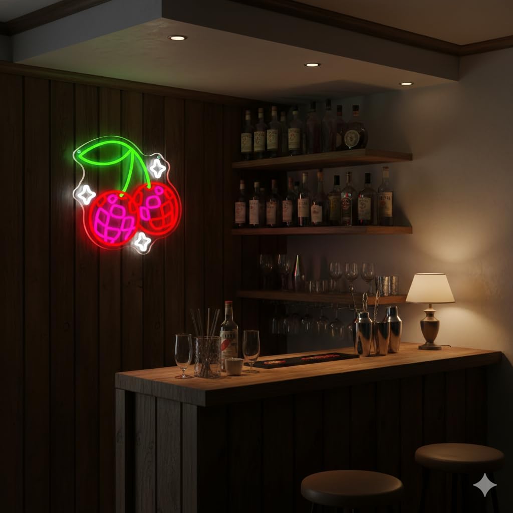 مصباح حائط LED على شكل كرة ديس - مراجعة Neon Sign Party وسعره